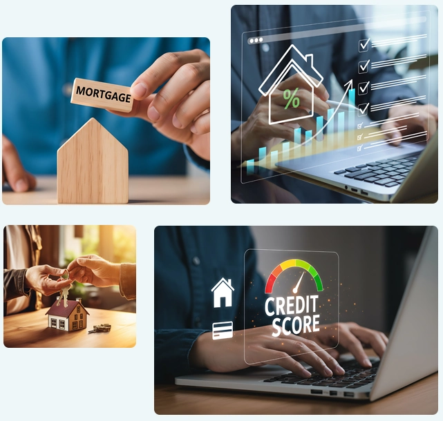 Navigating mortgage and credit systems