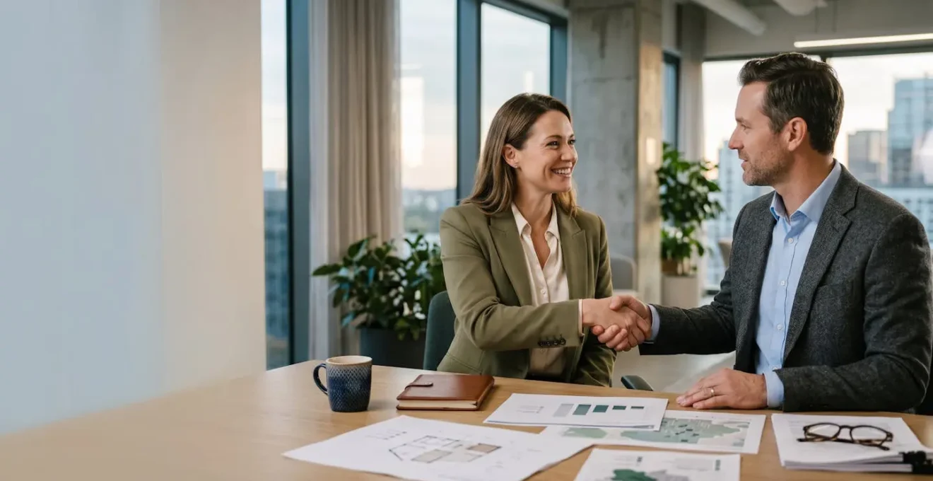 Professional real estate investor and commercial broker building trusted relationship through strategic partnership