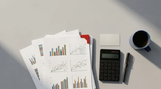 Financial statement documents revealing hidden cash flow problems in a modern business environment