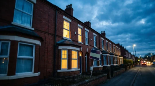 Professional view of UK residential property with contrasting valuation perspectives