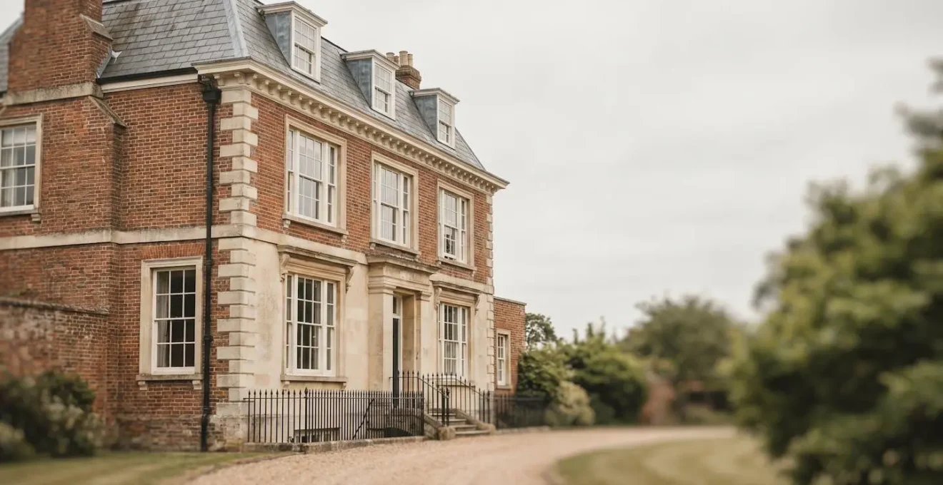 Modern UK residential property exterior with professional architectural details symbolizing homeownership opportunity and mortgage approval